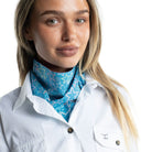 Just Country Bandanas - Scarves Swedish Blue Stars/Fuchsia Stars Just Country Scarf Womens Carlee Double Sided