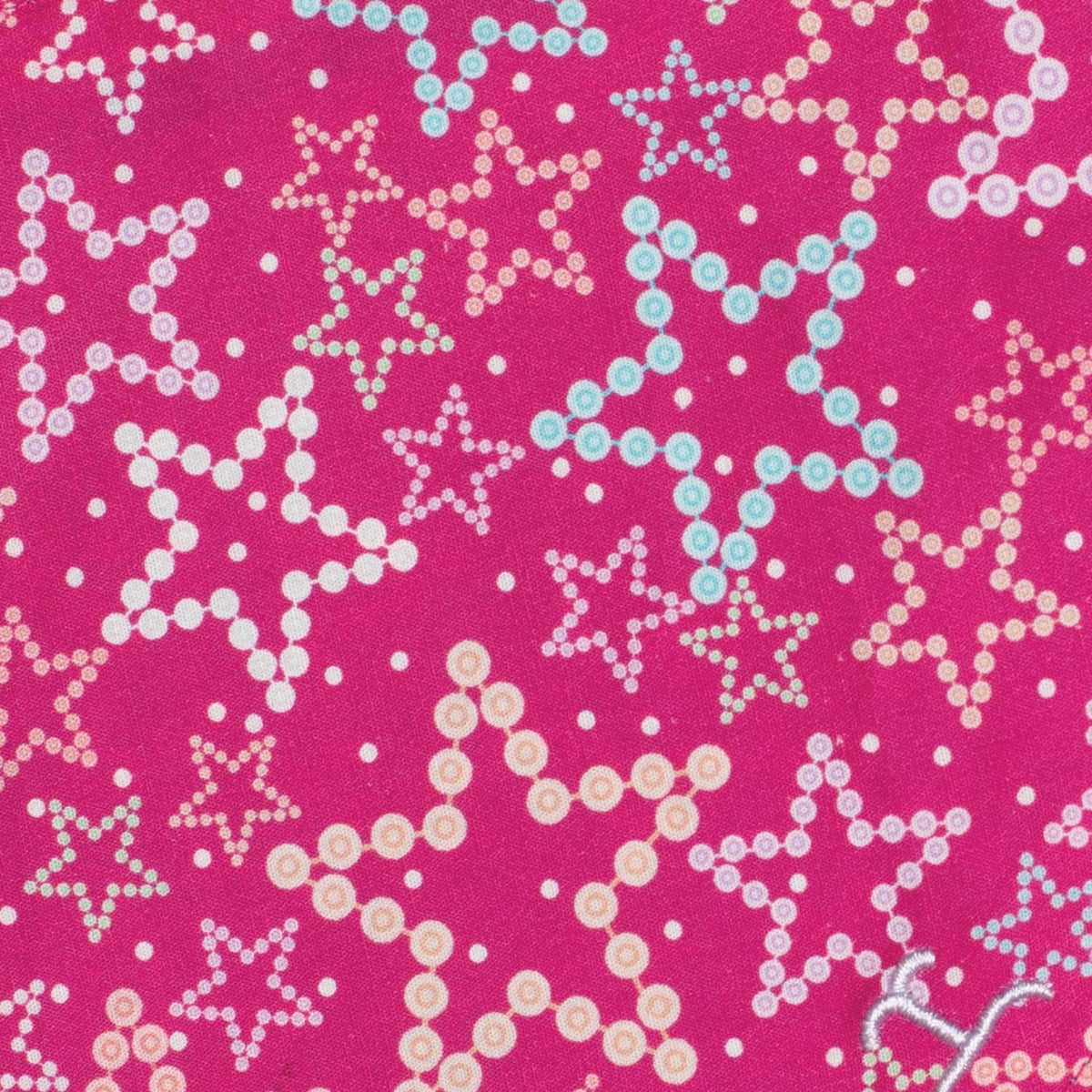 Just Country Bandanas - Scarves Swedish Blue Stars/Fuchsia Stars Just Country Scarf Womens Carlee Double Sided