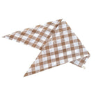 Just Country Bandanas - Scarves Tan/White Check Just Country Scarf Carlee Double Sided