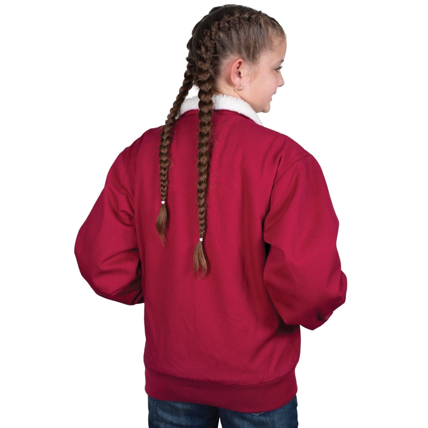 Just Country Kids Jumpers- Jackets - Vests Just Country Jacket Girls Diamantina Sherpa