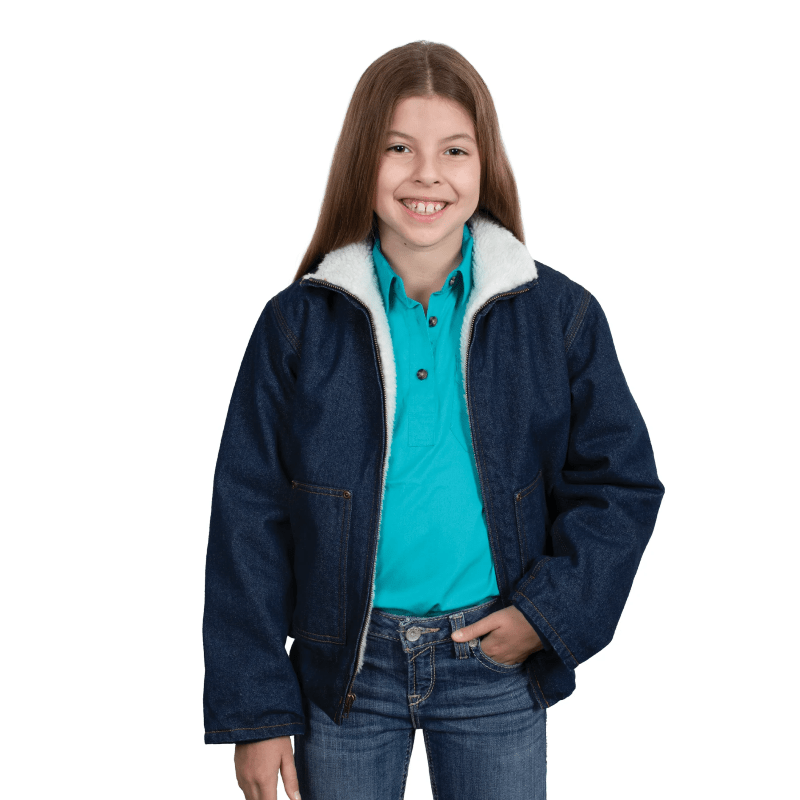 Just Country Kids Jumpers, Jackets & Vests XS / Dark Indigo Just Country Jacket Boys Diamantina Sherpa Denim