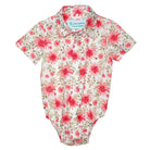 Just Country Kids Shirts 0 / White Gerberas Just Country Romper Infant Frankie