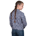 Just Country Kids Shirts Just Country Girls Harper Shirt Navy Daisy