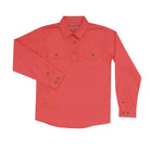 Just Country Kids Shirts Just Country Workshirt Girls Kenzie Half Button
