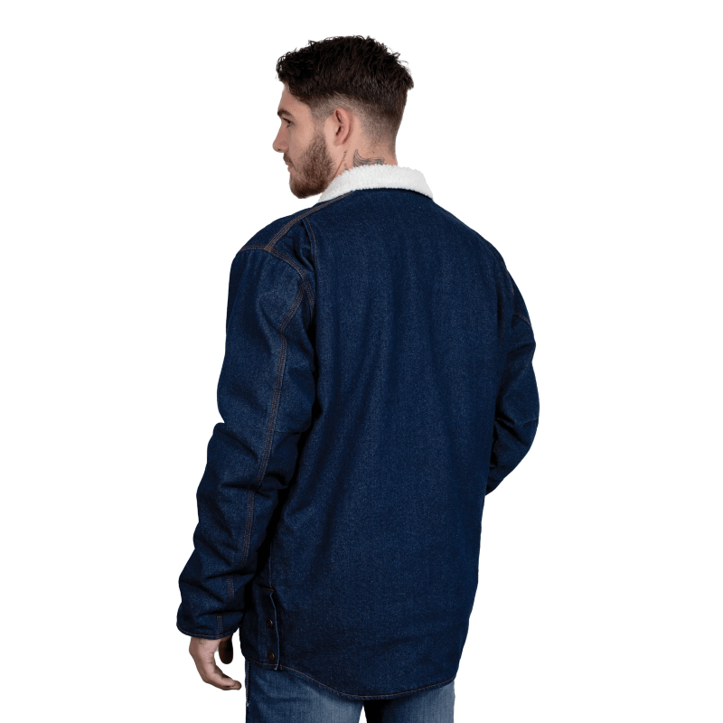 Just Country Mens Jumpers, Jackets & Vests Just Country Jacket Mens Diamantina Sherpa Denim