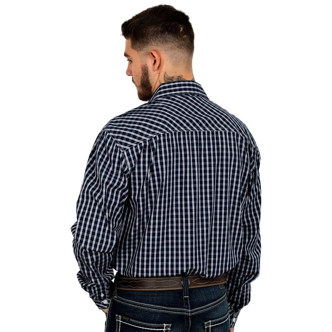 Just Country Mens Shirts Just Country Workshirt Mens Austin Full Button (MWLS2365)