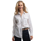 Just Country Womens Shirts 08 / Raw Cotton Just Country Shirt Womens Abbey Full Button Print