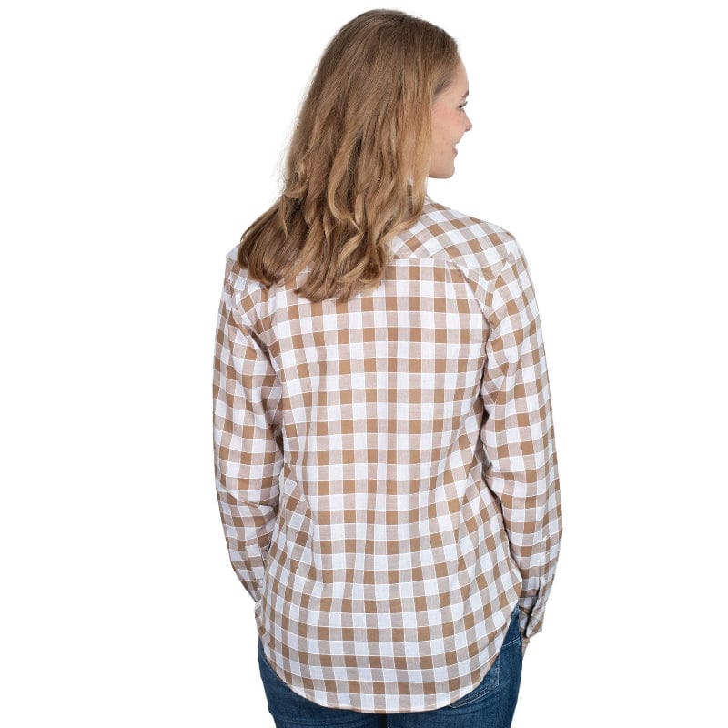 Just Country Womens Shirts Just Country Shirt Womens Abbey Full Button