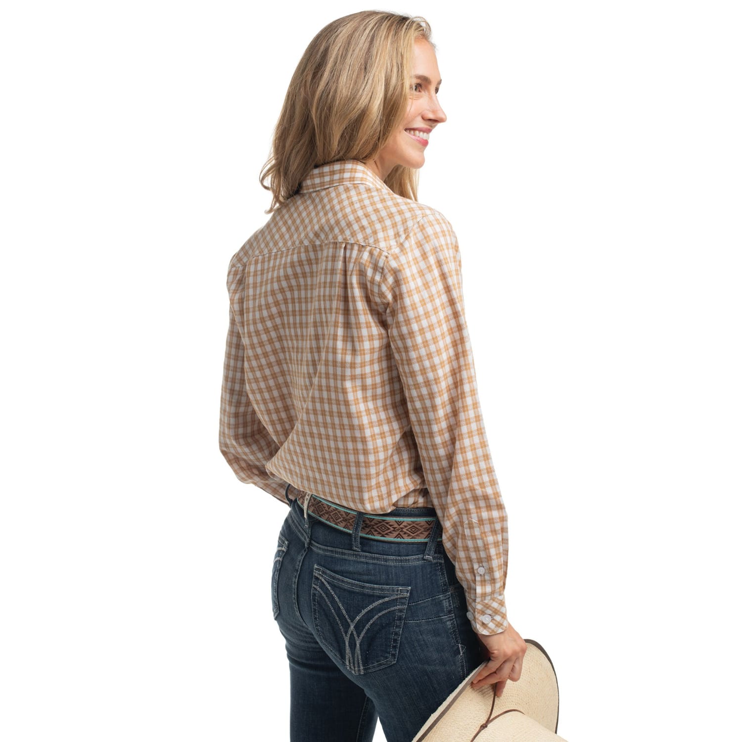 Just Country Womens Shirts Just Country Shirt Womens Abbey Full Button