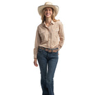 Just Country Womens Shirts Just Country Shirt Womens Abbey Full Button