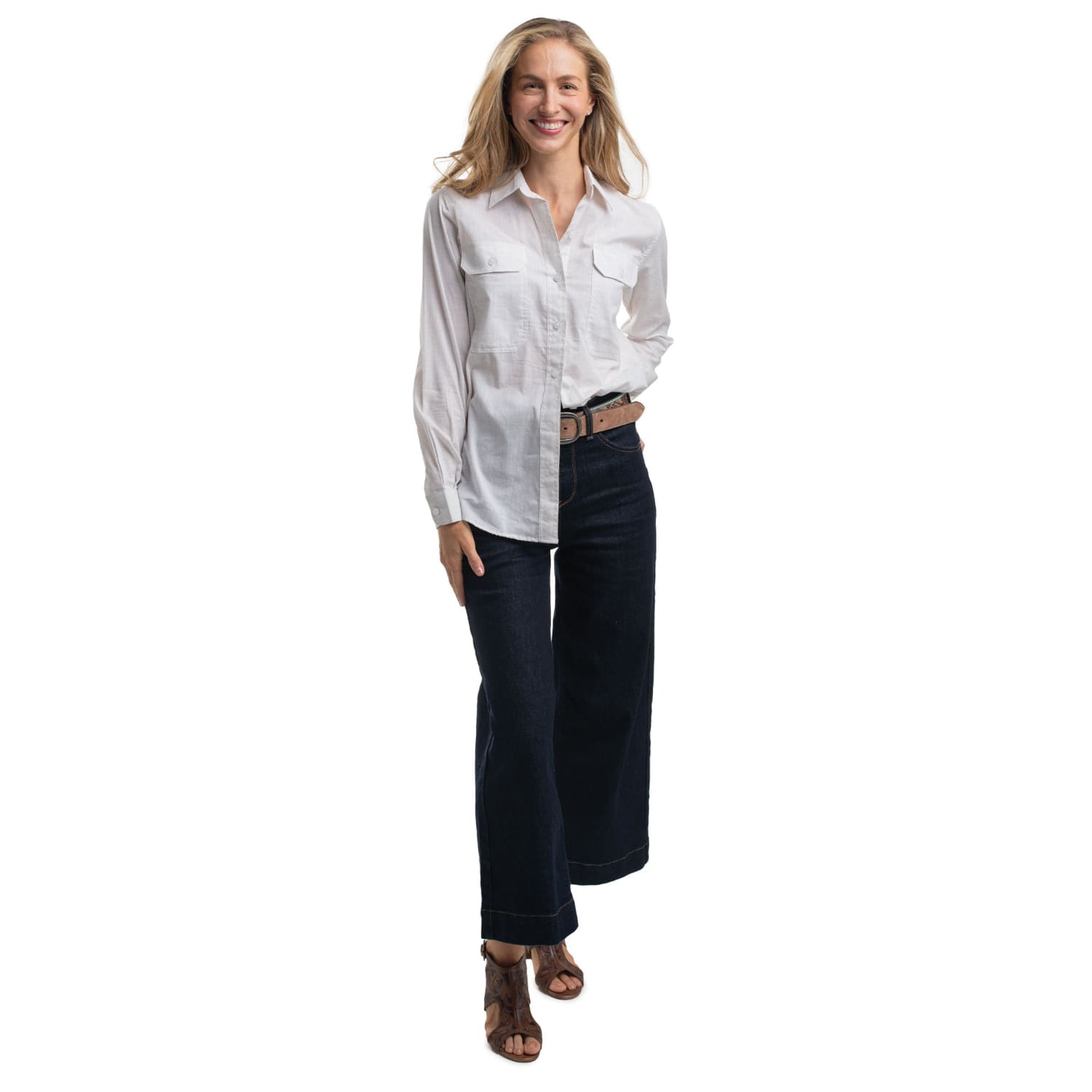Just Country Womens Shirts Just Country Shirt Womens Abbey Full Button Print