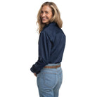 Just Country Womens Shirts Just Country Shirt Womens Jahna Half Button Trim
