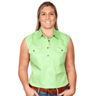 Just Country Womens Shirts Just Country Workshirt Womens Kerry Sleeveless