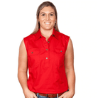 Just Country Womens Shirts Just Country Workshirt Womens Kerry Sleeveless