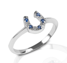 Kelly Herd Jewellery 06 Kelly Herd Ring Horseshoe with Crystals