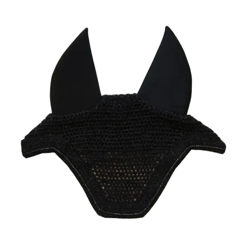 Kentucky Fly Masks & Bonnets Full / Black Kentucky Wellington Sparkling Soundless Ear Bonnet