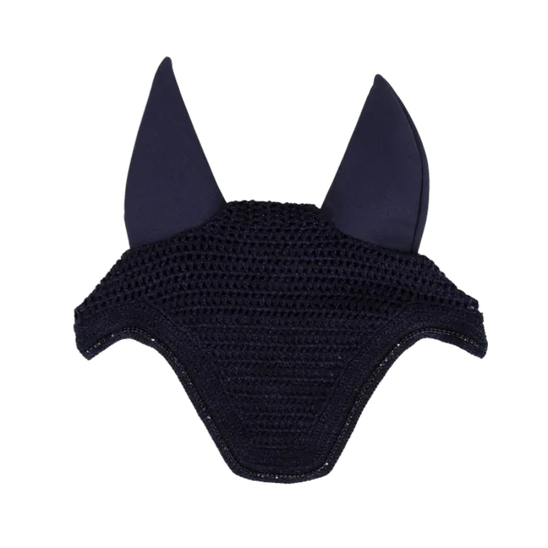 Kentucky Fly Masks & Bonnets Full / Dark Navy Kentucky Wellington Sparkling Soundless Ear Bonnet