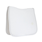 Kentucky Horsewear Saddle Pads English Full Kentucky Dressage Saddlepad w/ Pearls White