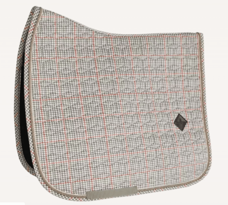 Kentucky Saddle Pads English Full / Beige Kentucky Saddle Pad Pied-De Poule Dressage