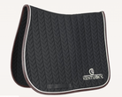 Kentucky Saddle Pads English Full / Black Kentucky Saddle Pad Leather Fishbone