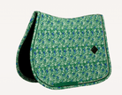 Kentucky Saddle Pads English Full / Green/Navy Kentucky Saddle Pad Velvet Paisley Garden Jump