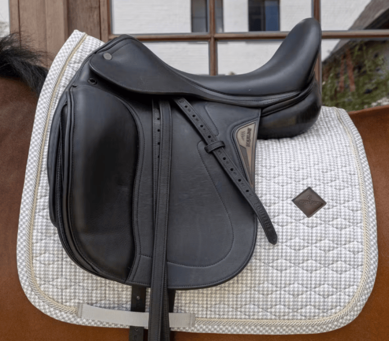 Kentucky Saddle Pads English Full / Grey/White Kentucky Saddle Pad Velvet Print Dressage Dressage