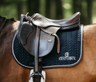 Kentucky Saddle Pads English Kentucky Saddle Pad Leather Fishbone