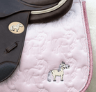 Kentucky Saddle Pads English Pony / Light Rose Kentucky Saddle Pad Unicorn Glitter GP