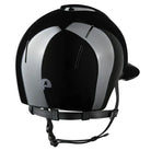 KEP Helmets M / Black KEP Nova Helmet Metal Polish Silver Star Polo Peak