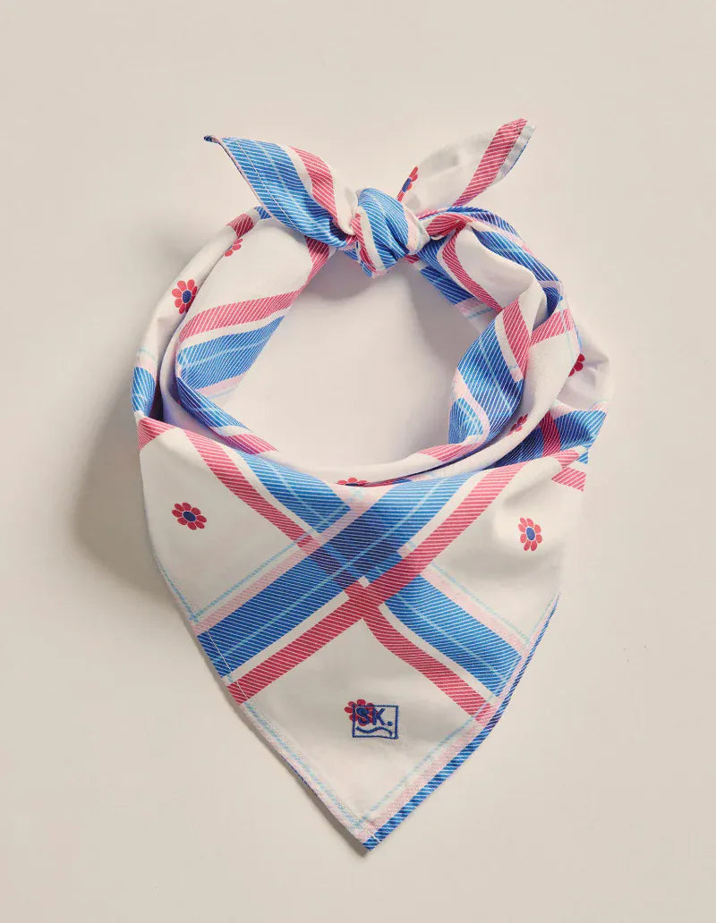 Kidman Bandanas - Scarves Mid Blue Kidman Bandana Parachilna