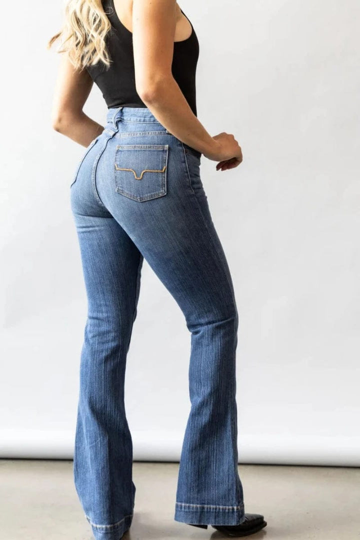 Kimes Ranch Womens Jeans 000x34 Kimes Ranch Jeans Womens High Rise Jennifer Mid Wash (JENNIFERMIDWASH)