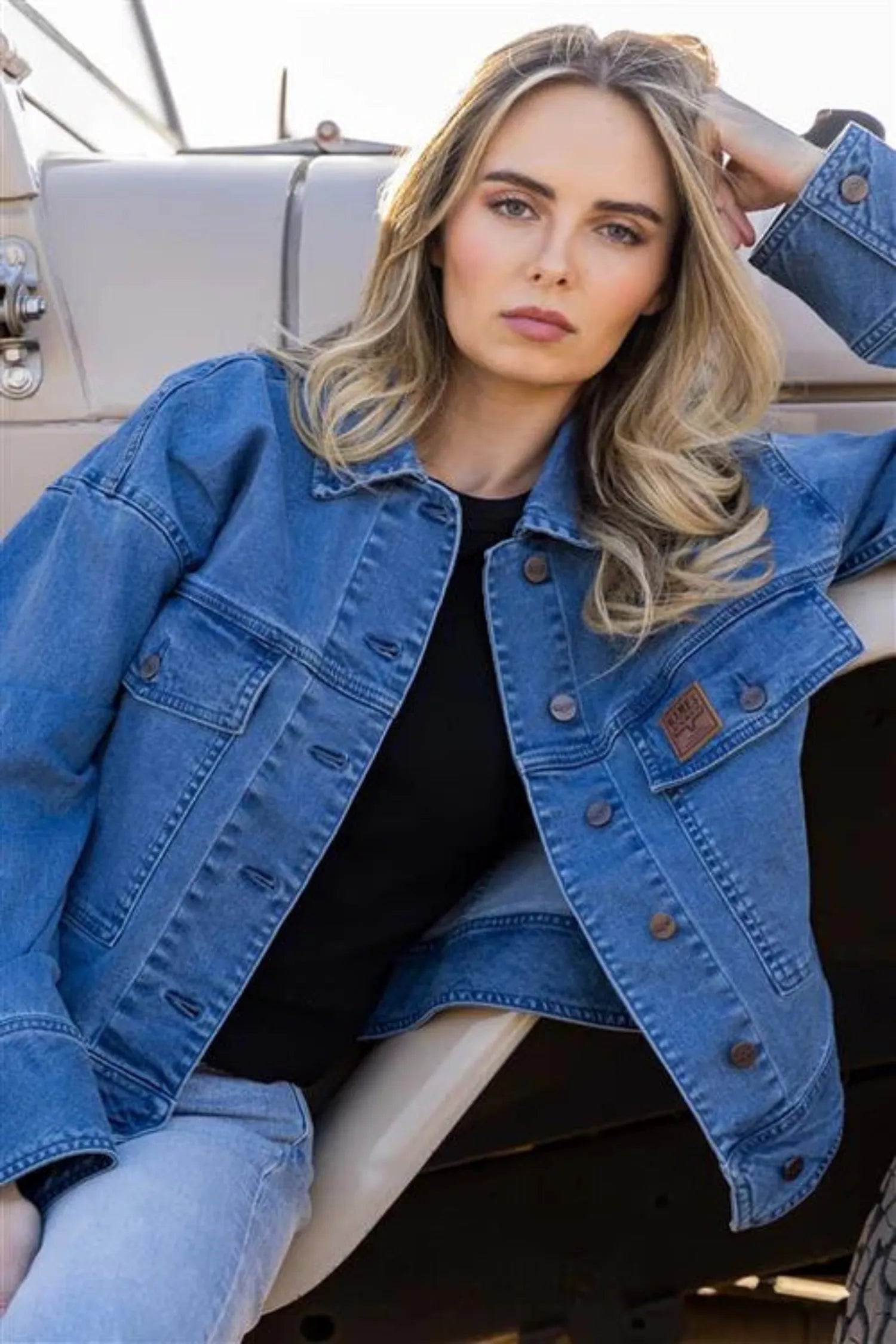 Kimes Ranch Womens Jumpers- Jackets - Vests M / Antique Wash Kimes Ranch Jacket Womens Joey Denim