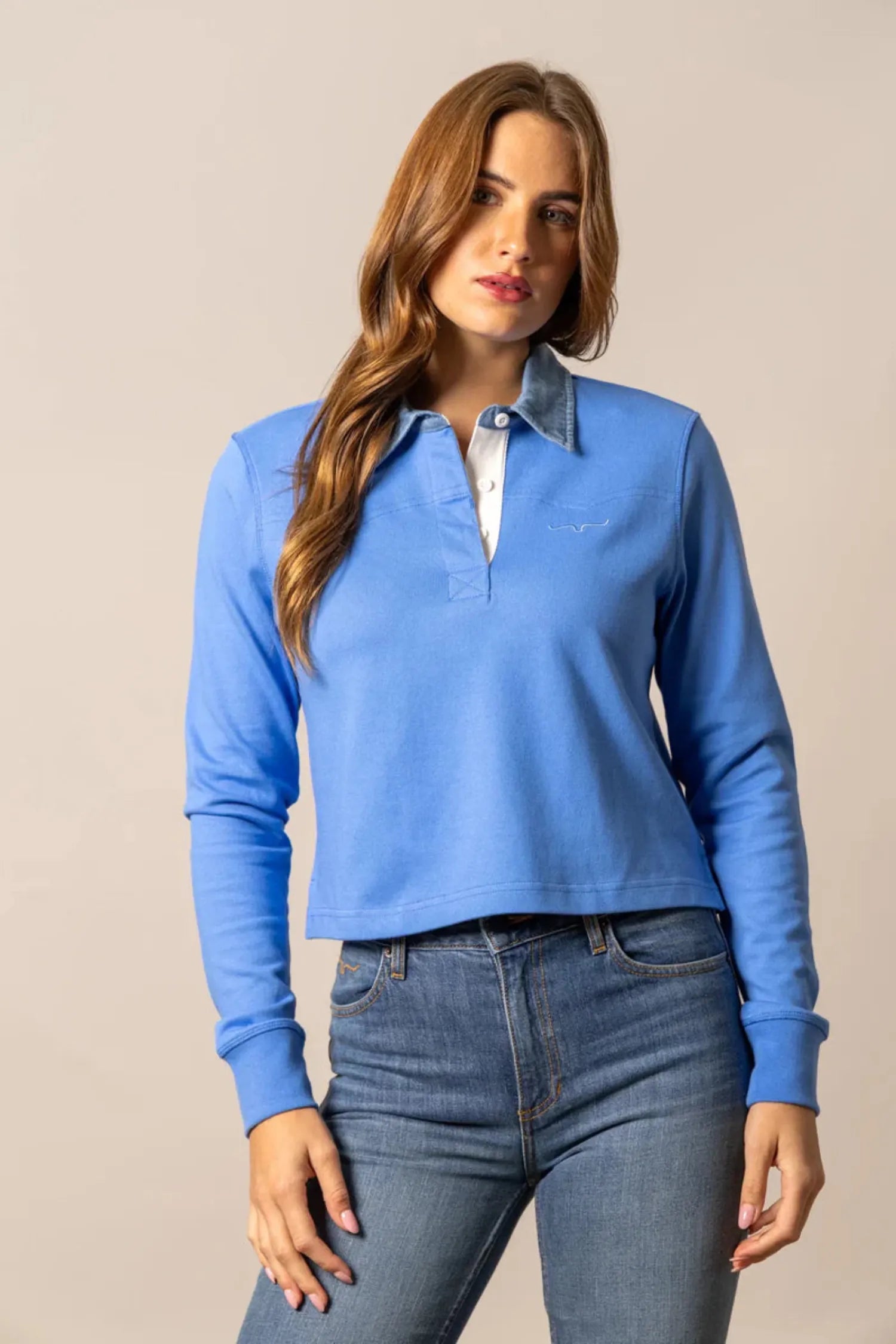 Kimes Ranch Womens Jumpers- Jackets - Vests S / Blue Kimes Ranch Jumper Womens Jamila