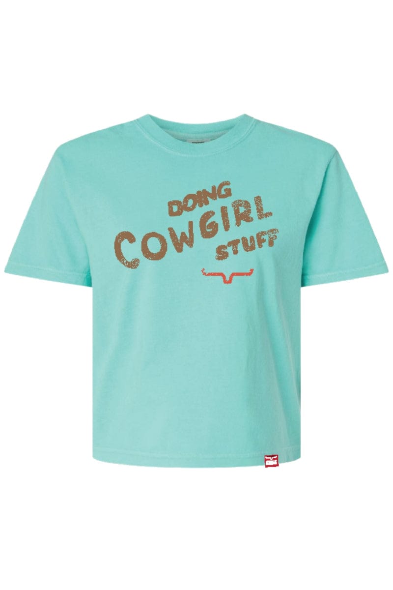 Kimes Ranch Womens Shirts S / Mint Kimes Ranch Tee Womens Doing Cowgirl Stuff
