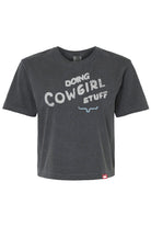 Kimes Ranch Womens Shirts S / Pepper Kimes Ranch Tee Womens Doing Cowgirl Stuff