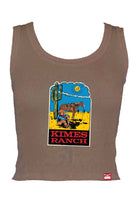 Kimes Ranch Womens Shirts S / Tobacco Kimes Ranch Top Womens Lucky B Dusty Path
