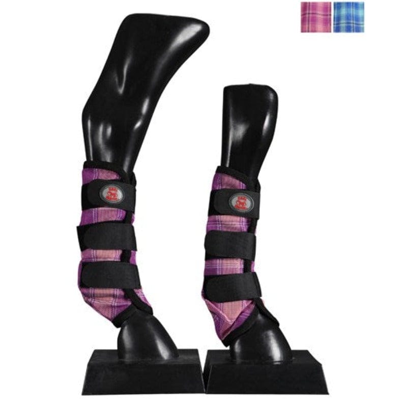 Kool Master Horse Boots & Bandages Pink KoolMaster PVC Fly Boots Set of 4 (HBT1780)