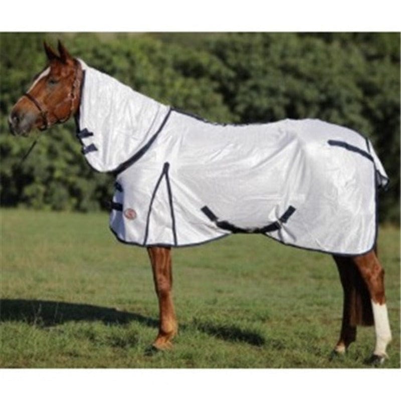 Kool Master Summer Horse Rugs 4ft6 / White Kool Master Combo Fly Sheet (RUG7500)