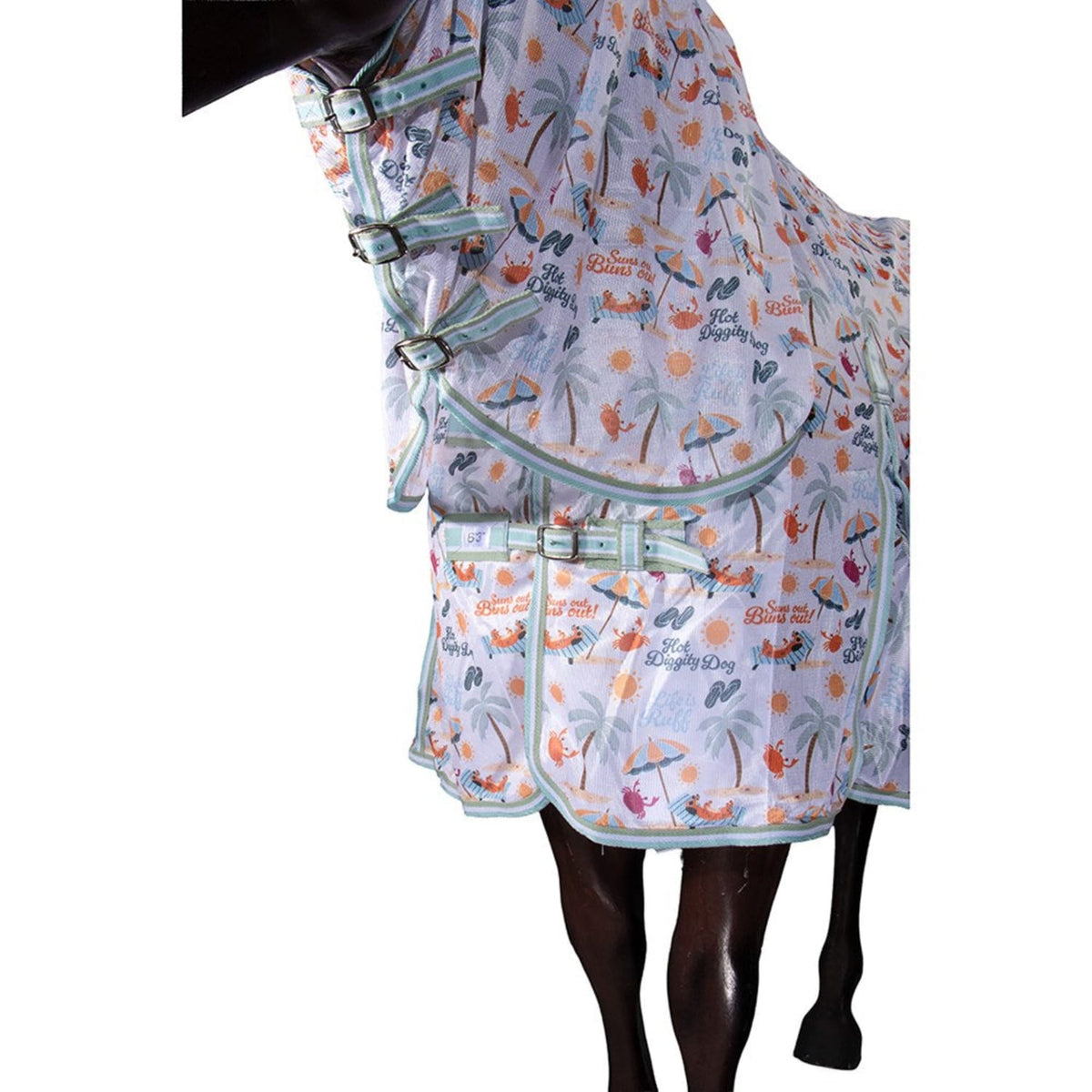 Kool Master Summer Horse Rugs Kool Master Combo Fly Mesh with Surcingle