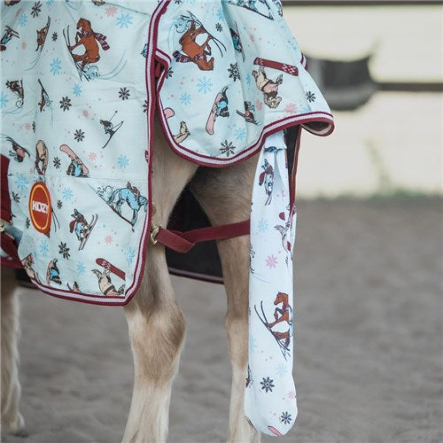 Kozy Horse Rug Accessories Ski Slopes Lycra Tie in Tail Bag