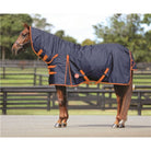 Kozy Winter Horse Rugs 5ft6 / Navy/Orange Binding Kozy 1200D Lite Rain Sheet Combo