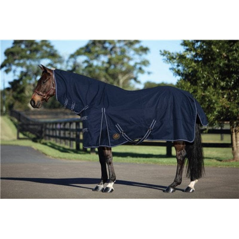 Kozy Winter Horse Rugs 5ft6 / Navy/White Binding Kozy 1200D Lite Rain Sheet Combo