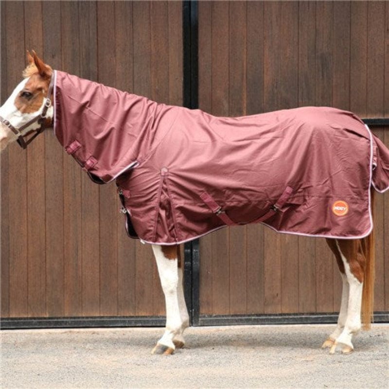 Kozy Winter Horse Rugs 6ft3 / Chocolate Kozy 1200D Lite Rain Sheet Combo