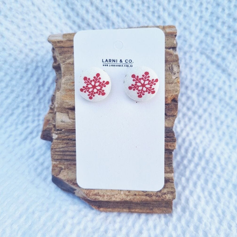 Larni and Co Jewellery 19mm Larni & Co Snowflake Earrings