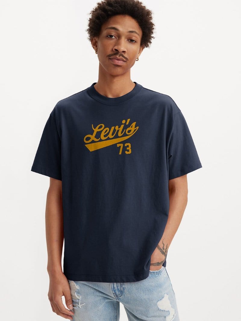 Levi Mens Shirts S Mens Levi Vintage Graphic Tee Versity Script