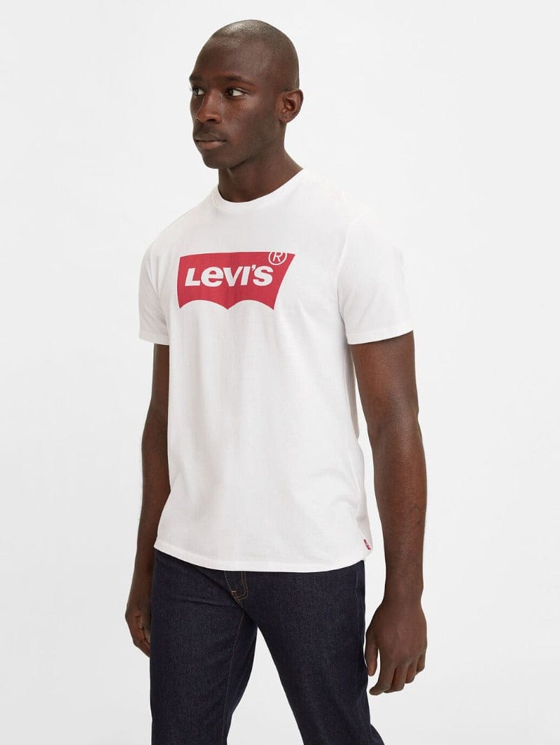 Levi Strauss Mens Tops S Mens Levi Graphic White T-Shirt