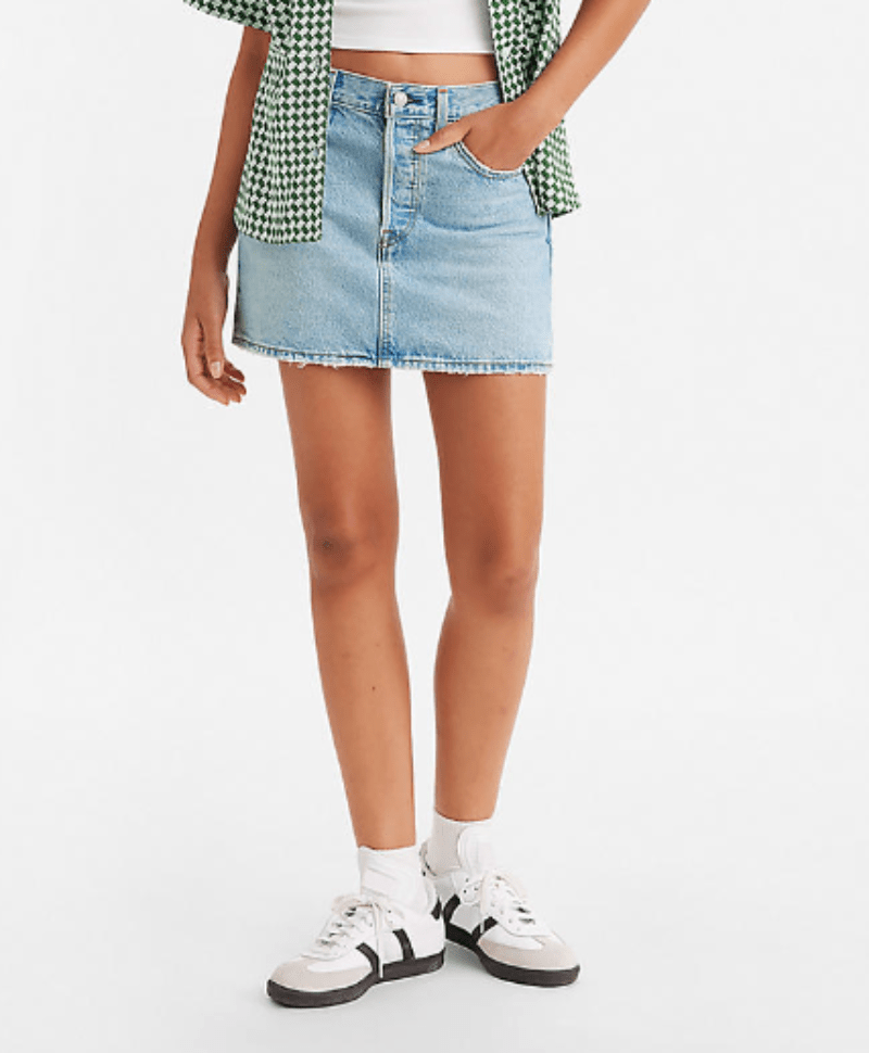 Levi Womens Shorts- Skirts - Dresses Levi Skirt Womens Icon Front & Center
