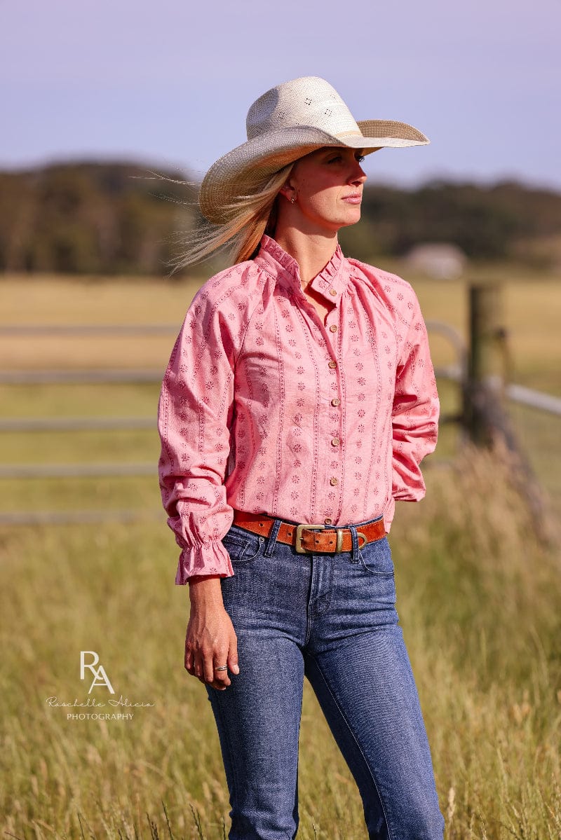 Lime and Soda Collective Womens Shirts 06 / Dusty Rose Lime & Soda Top Womens Birdie