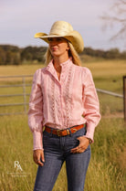 Lime and Soda Collective Womens Shirts 06 / Soft Pink Lime & Soda Blouse Womens Charlotte