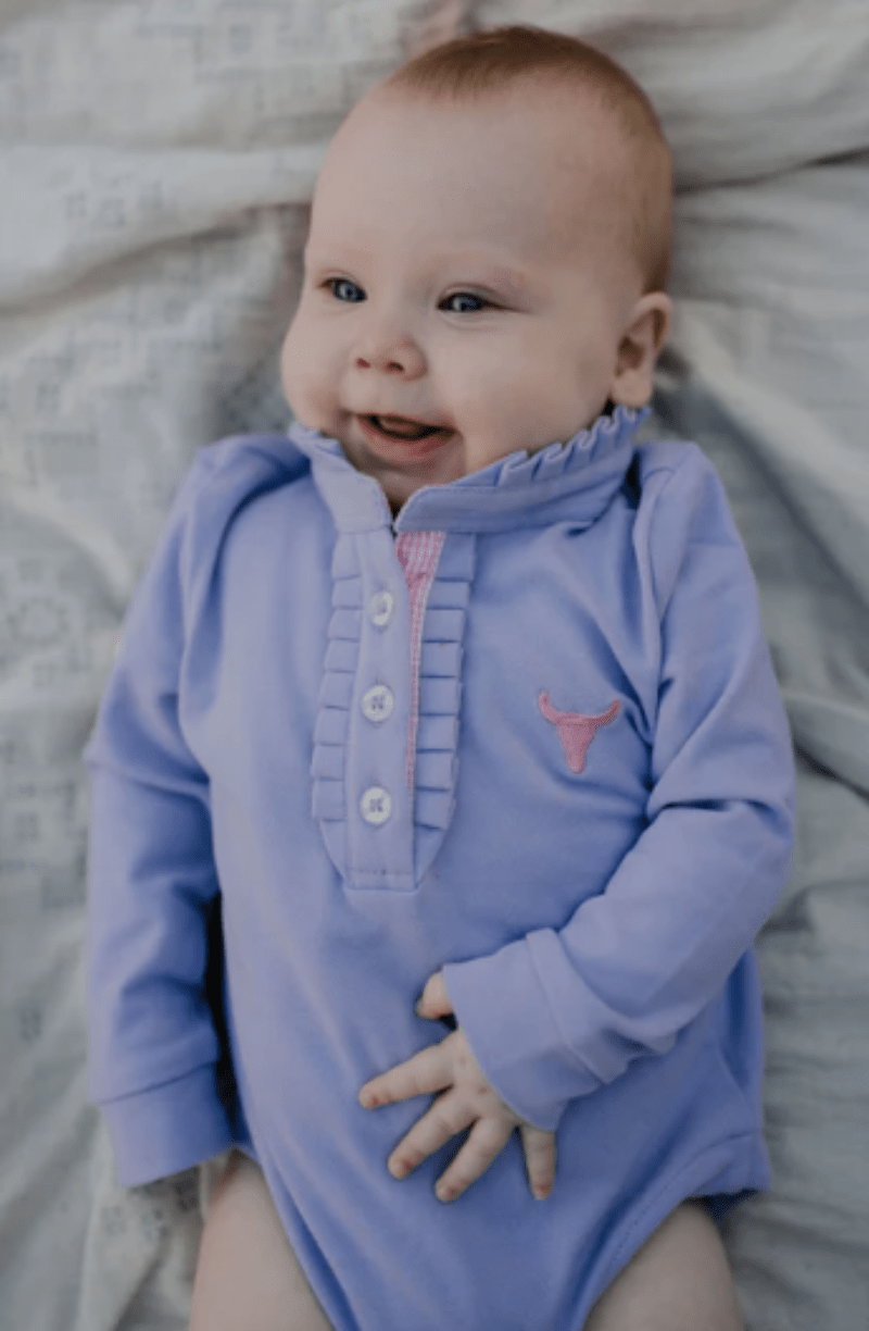 Little Windmill Baby Cowkids 0-3 Months / Purple Little Windmill Co Romper Infant Sophie Junior